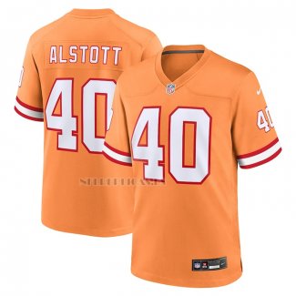 Camiseta NFL Game Tampa Bay Buccaneers Mike Alstott Throwback Naranja