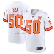 Camiseta NFL Game Tampa Bay Buccaneers Vita Vea 50th Season 76 Blanco