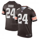 Camiseta NFL Legend Cleveland Browns Nick Chubb Legend Marron