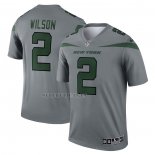 Camiseta NFL Legend New York Jets Zach Wilson Inverted Legend Gris