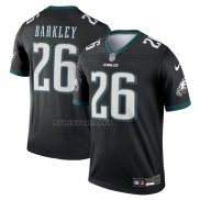 Camiseta NFL Legend Philadelphia Eagles Saquon Barkley Negro
