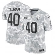Camiseta NFL Limited Arizona Cardinals Pat Tillman 2024 Salute To Service Retired Gris