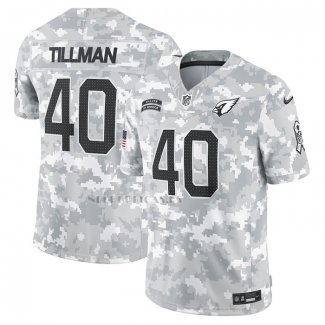 Camiseta NFL Limited Arizona Cardinals Pat Tillman 2024 Salute To Service Retired Gris