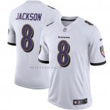 Camiseta NFL Limited Baltimore Ravens Lamar Jackson Vapor Blanco