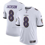 Camiseta NFL Limited Baltimore Ravens Lamar Jackson Vapor Blanco