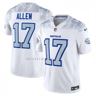 Camiseta NFL Limited Buffalo Bills Josh Allen 2025 Rivalries Collection Blanco