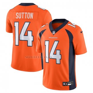 Camiseta NFL Limited Denver Broncos Courtland Sutton Vapor Untouchable Naranja