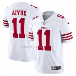 Camiseta NFL Limited San Francisco 49ers Brandon Aiyuk Vapor Blanco