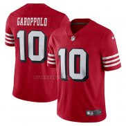 Camiseta NFL Limited San Francisco 49ers Jimmy Garoppolo Alterno Vapor Rojo