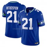 Camiseta NFL Limited Seattle Seahawks Devon Witherspoon Alterno Vapor F.U.S.E. Azul