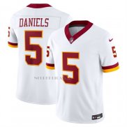 Camiseta NFL Limited Washington Commanders Jayden Daniels Vapor F.U.S.E. Cosido Blanco