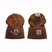 Gorro Beanie Los Angeles Rams Carhartt x '47 Marron