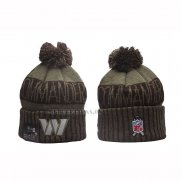 Gorro Beanie Washington Commanders New Era Verde Militar
